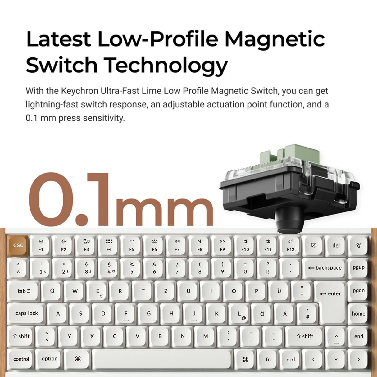 Keychron K3 HE Wireless Magnetic Switch Custom Keyboard ISO Layout Collection