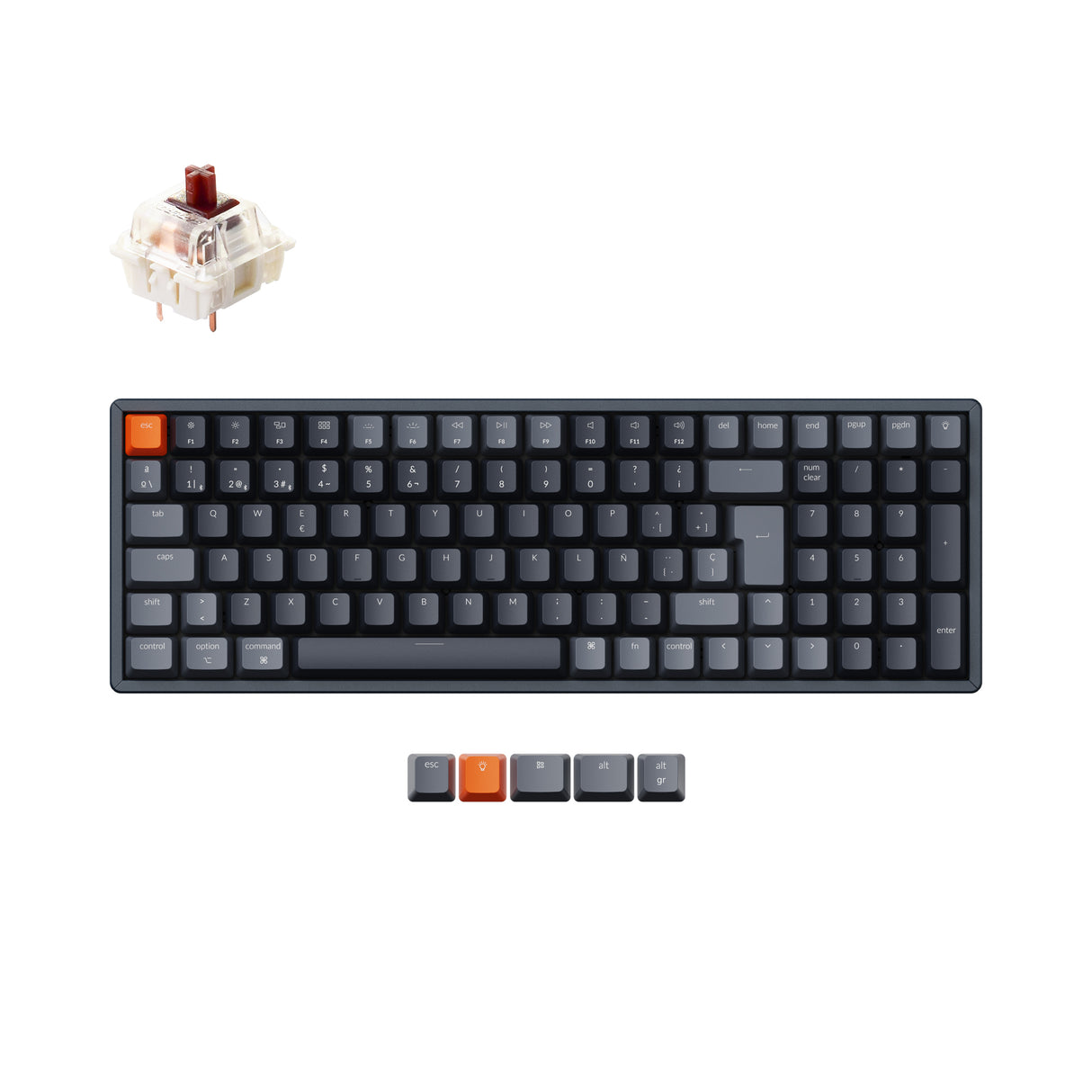 Keychron K4 Wireless Mechanical Keyboard(Spanish ISO - ES Layout) - Version 2