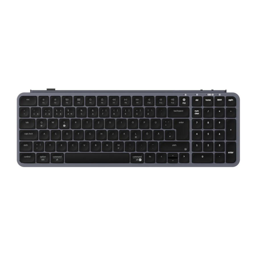 Teclado inalámbrico ultra delgado Keychron B2 Pro (disposición ISO)