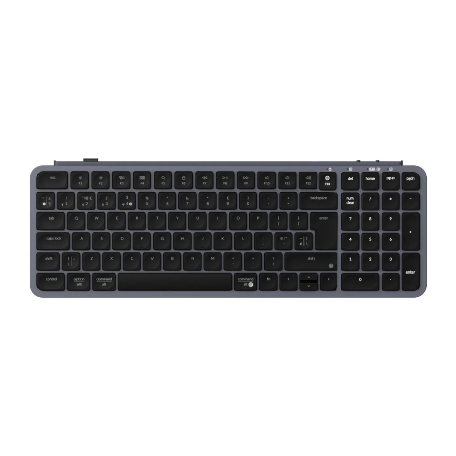 Teclado inalámbrico ultra delgado Keychron B2 Pro (disposición ISO)