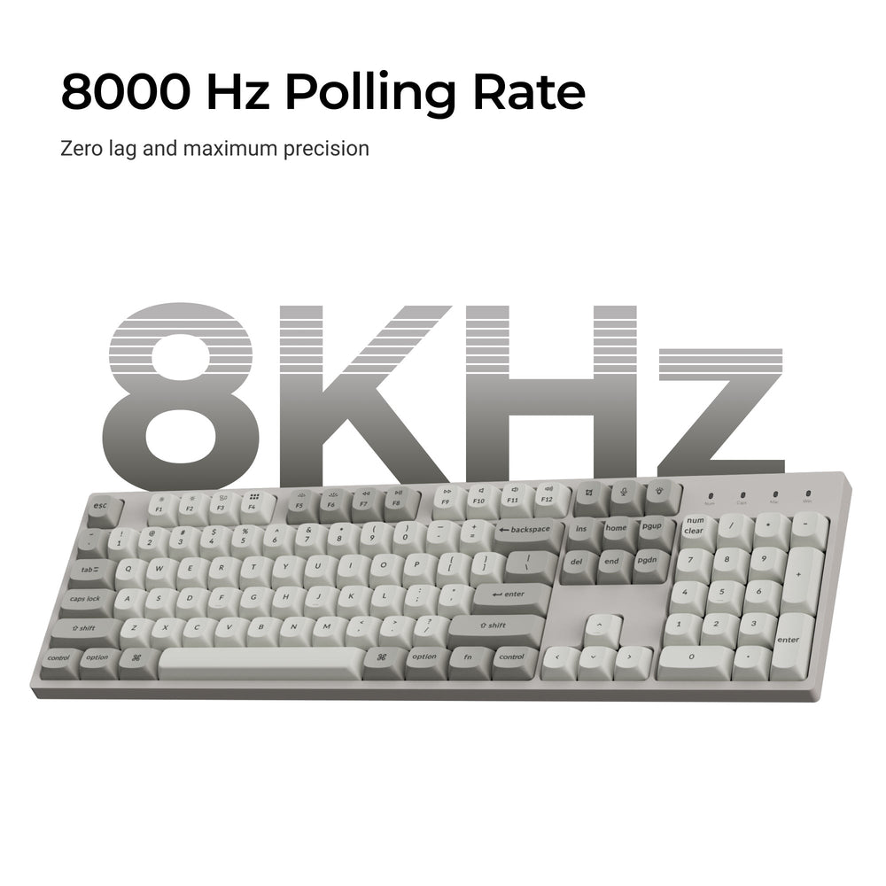 Teclado Mecánico Personalizado Cableado Keychron C2 Pro 8K QMK (Distribución US ANSI)