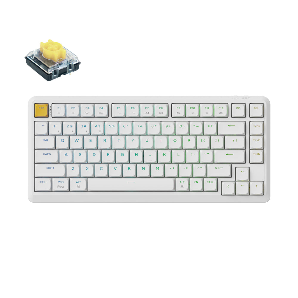 Teclado mecánico inalámbrico Keychron J1 QMK (Distribución ANSI de EE. UU.)