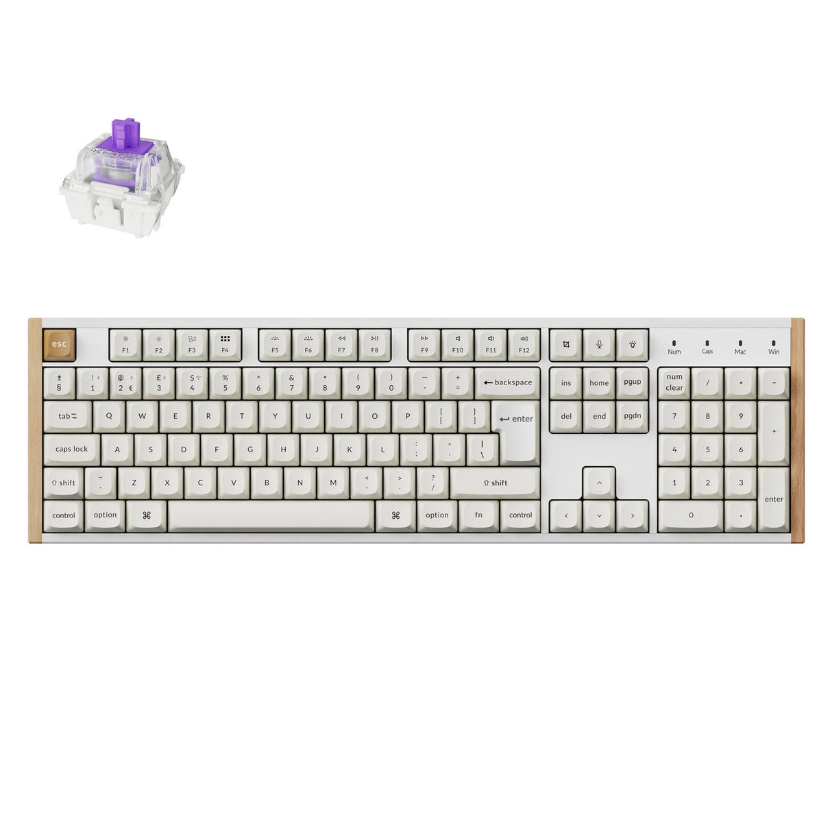Teclado personalizado Keychron K10 HE inalámbrico con Switch magnético colección con distribución ISO