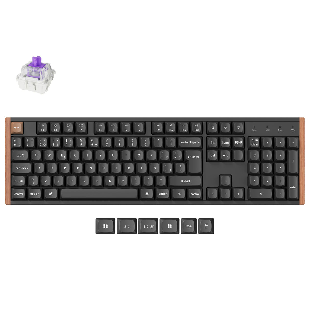 Keychron K10 HE Wireless Magnetic Switch Custom Keyboard ISO Layout Collection