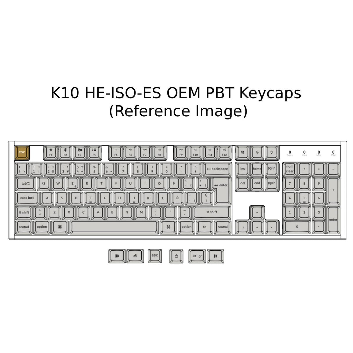 Keychron K10 HE Wireless Magnetic Switch Custom Keyboard ISO Layout Collection