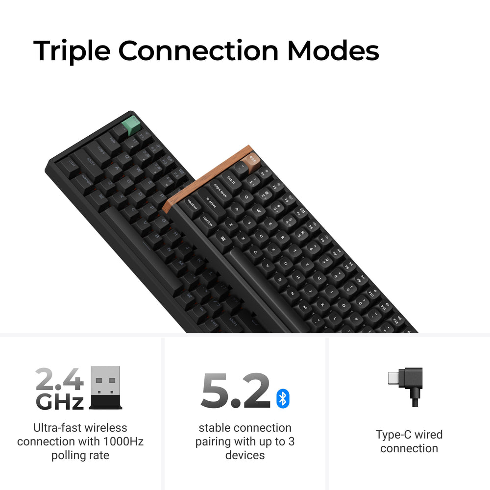 Teclado personalizado Keychron K4 HE inalámbrico con Switch magnético (disposición US ANSI)