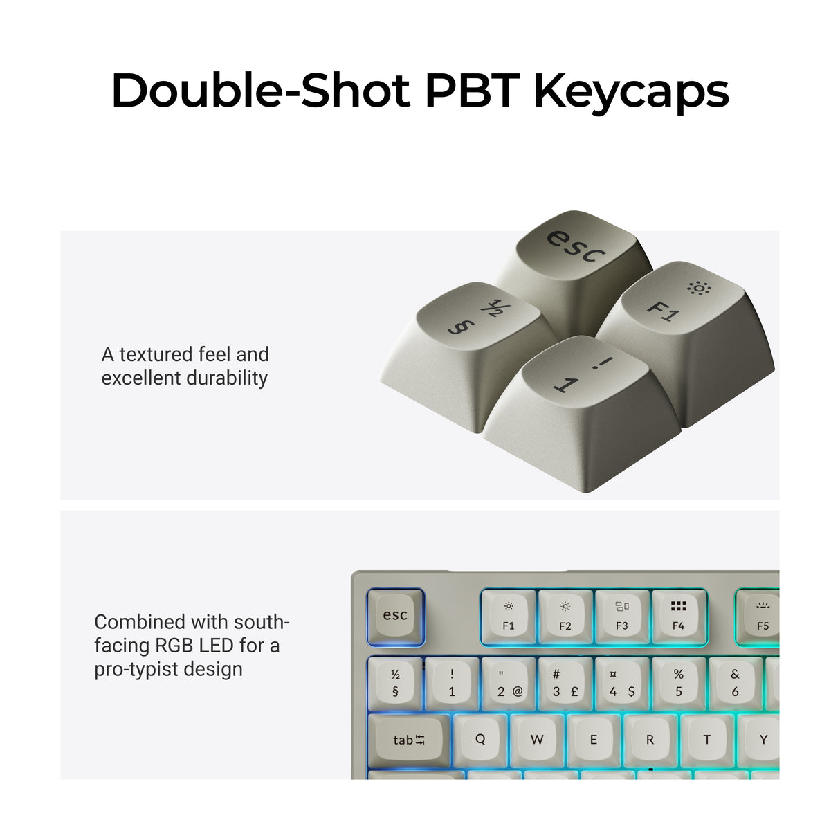 Keychron C1 Pro 8K QMK Wired Custom Mechanical Keyboard ISO Layout Collection