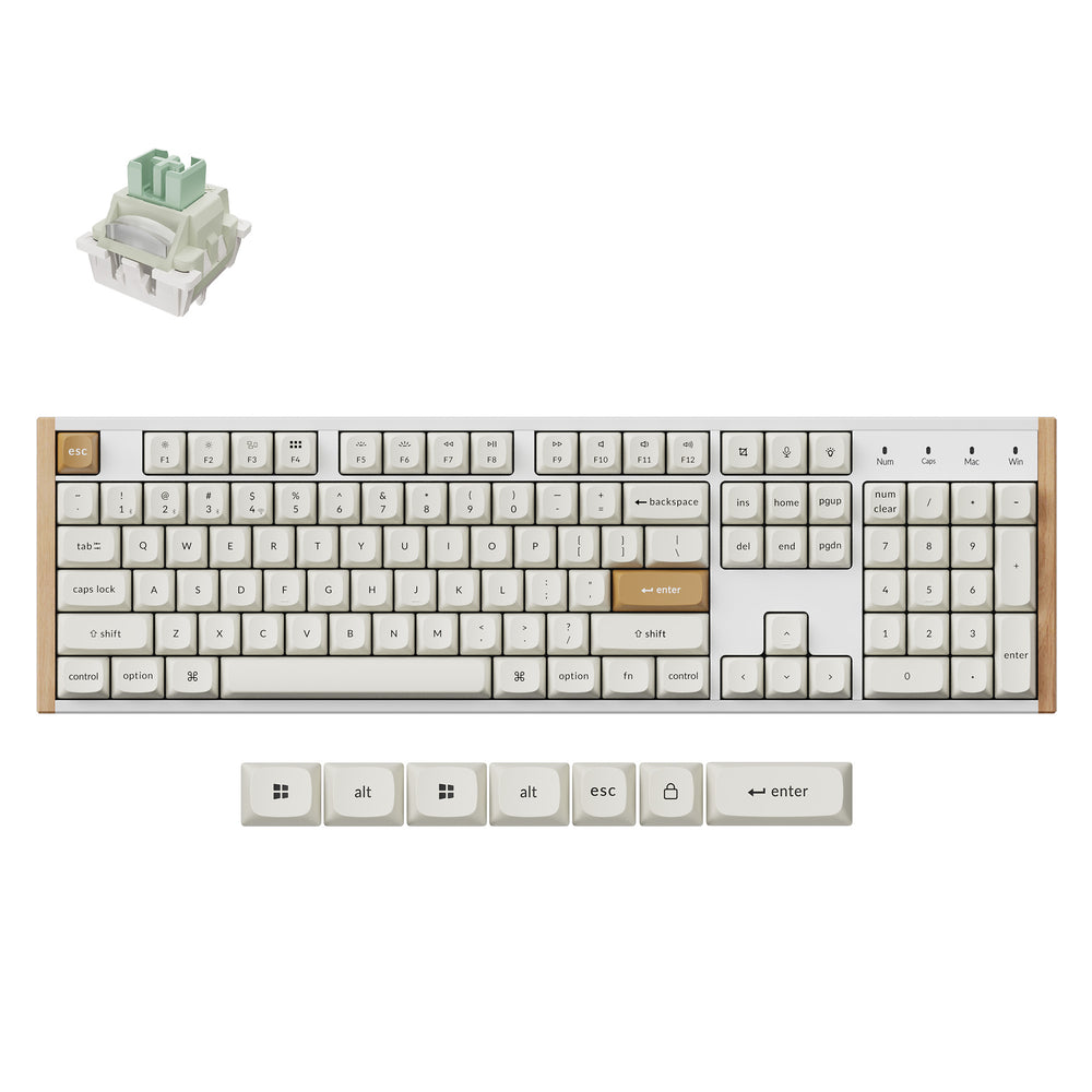 Keychron K10 HE Wireless Magnetic Switch Custom Keyboard(US Layout)