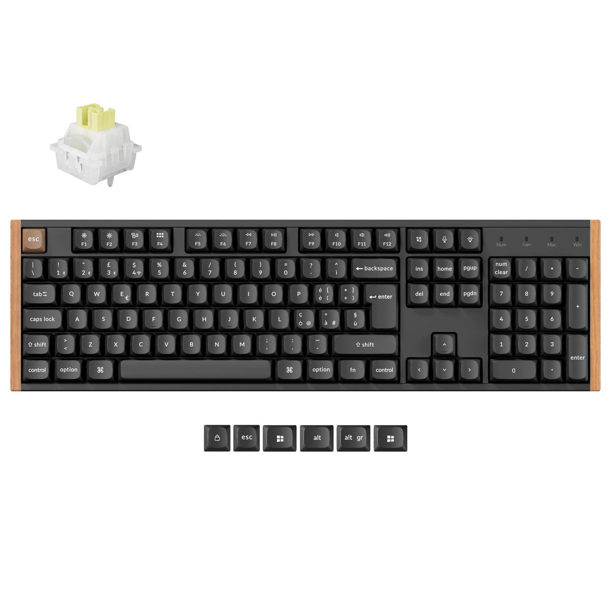 Teclado Personalizado Inalámbrico con interruptores Magnéticos Keychron K10 HE - Colección de Distribución ISO