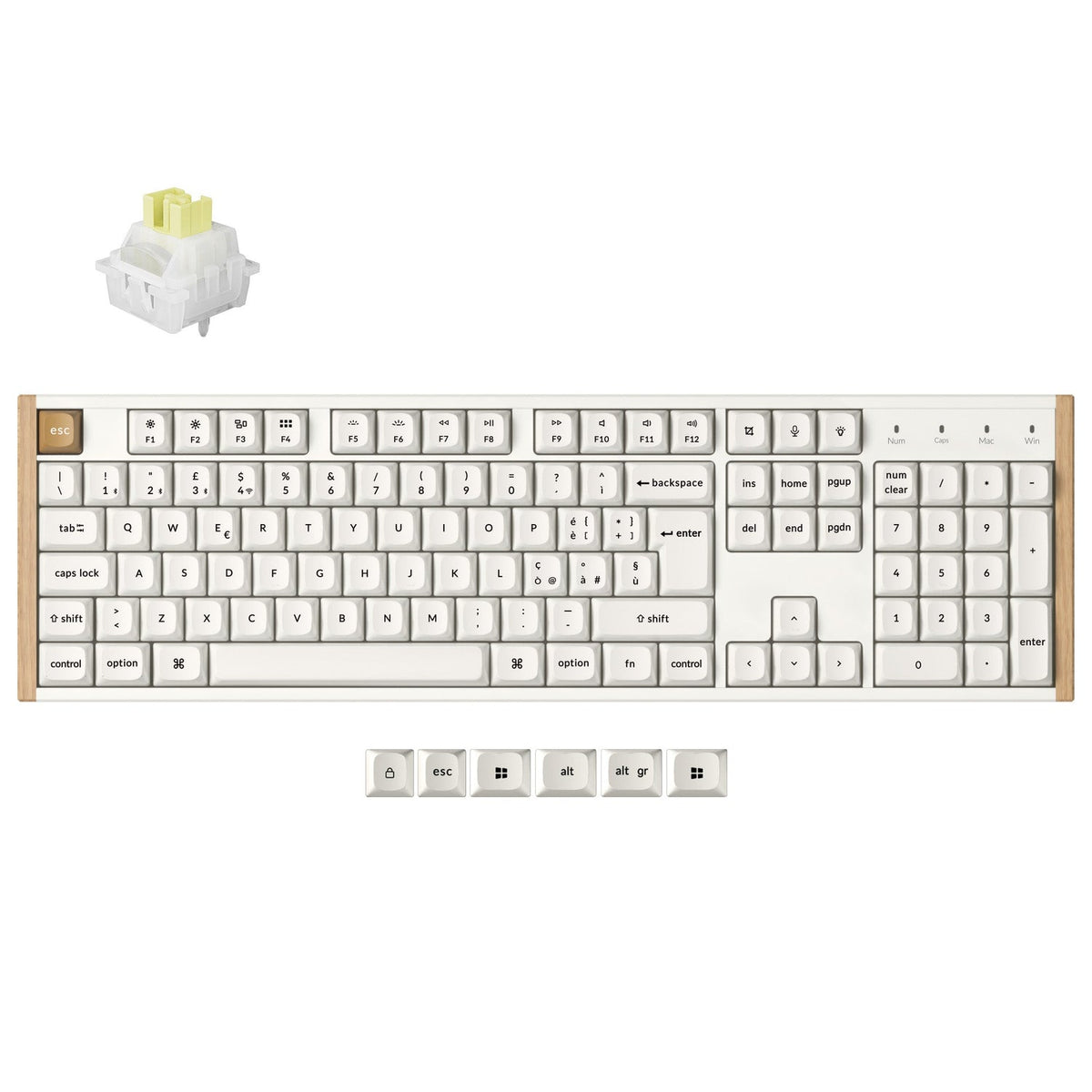 Teclado Personalizado Inalámbrico con interruptores Magnéticos Keychron K10 HE - Colección de Distribución ISO