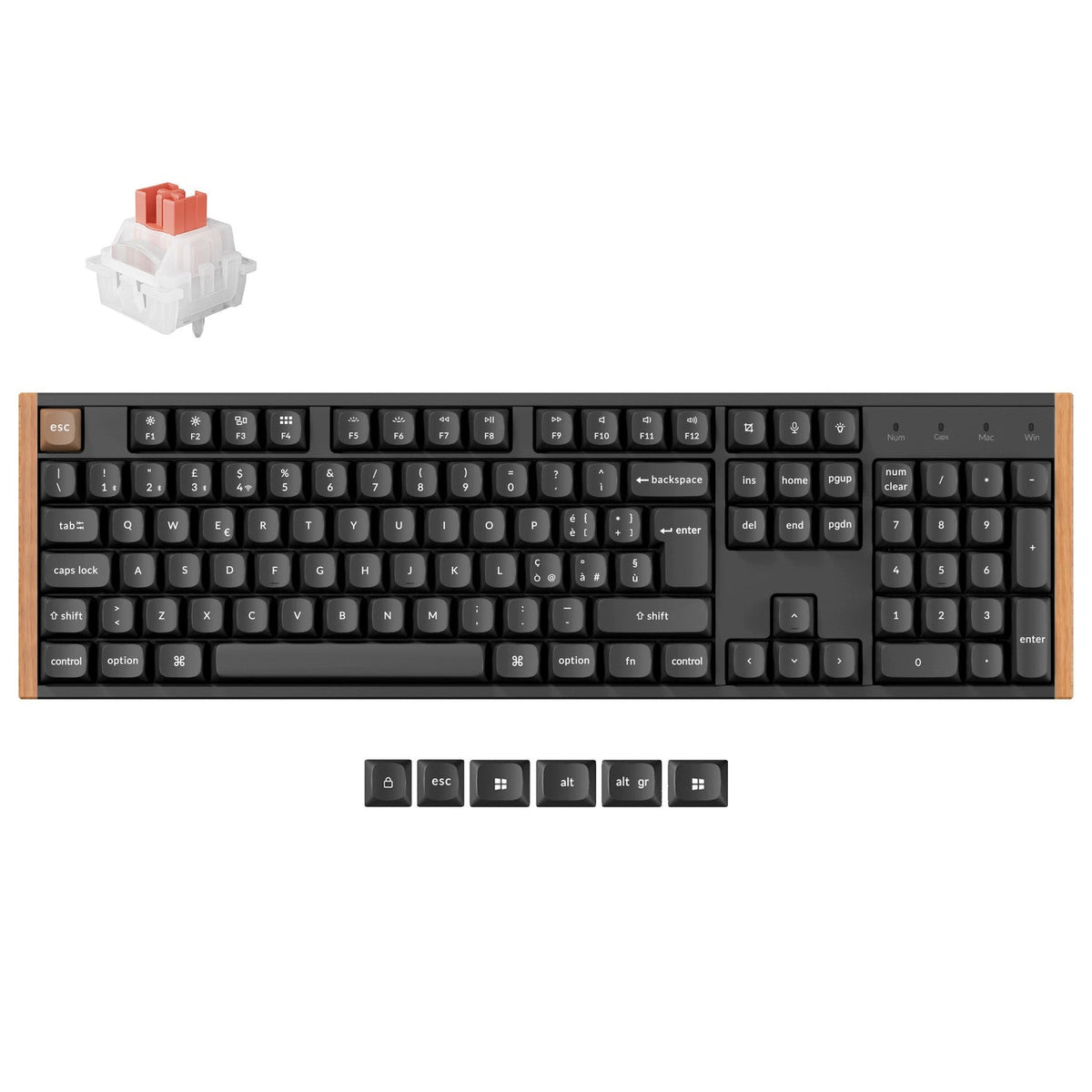 Teclado Personalizado Inalámbrico con interruptores Magnéticos Keychron K10 HE - Colección de Distribución ISO