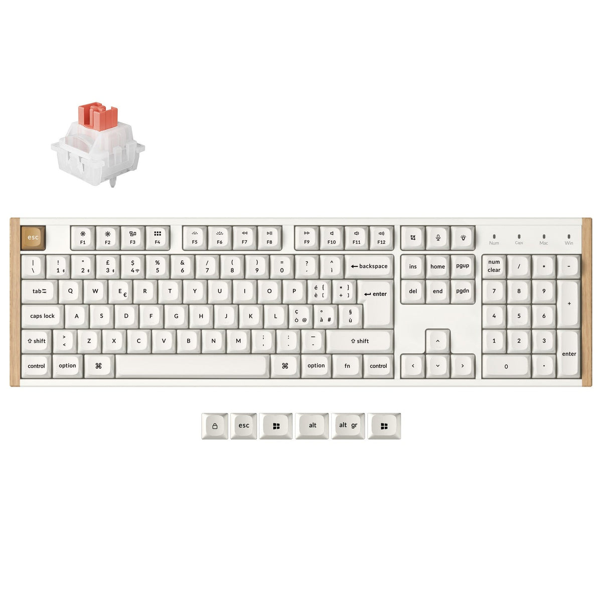 Teclado Personalizado Inalámbrico con interruptores Magnéticos Keychron K10 HE - Colección de Distribución ISO