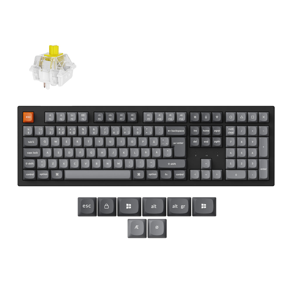 Keychron K10 Max QMK Wireless Mechanical Keyboard ISO Layout Collection