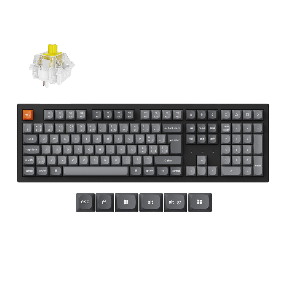 Keychron K10 Max QMK Wireless Mechanical Keyboard ISO Layout Collection