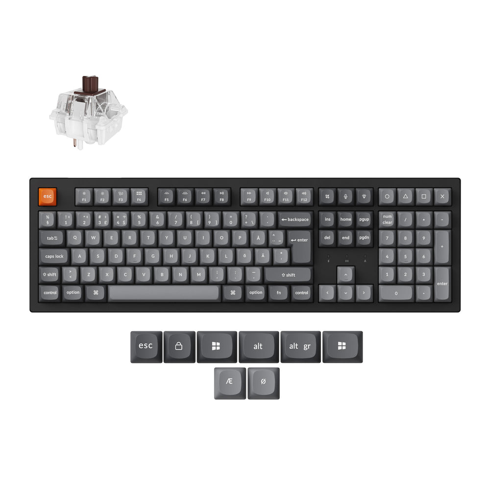 Keychron K10 Max QMK Wireless Mechanical Keyboard ISO Layout Collection