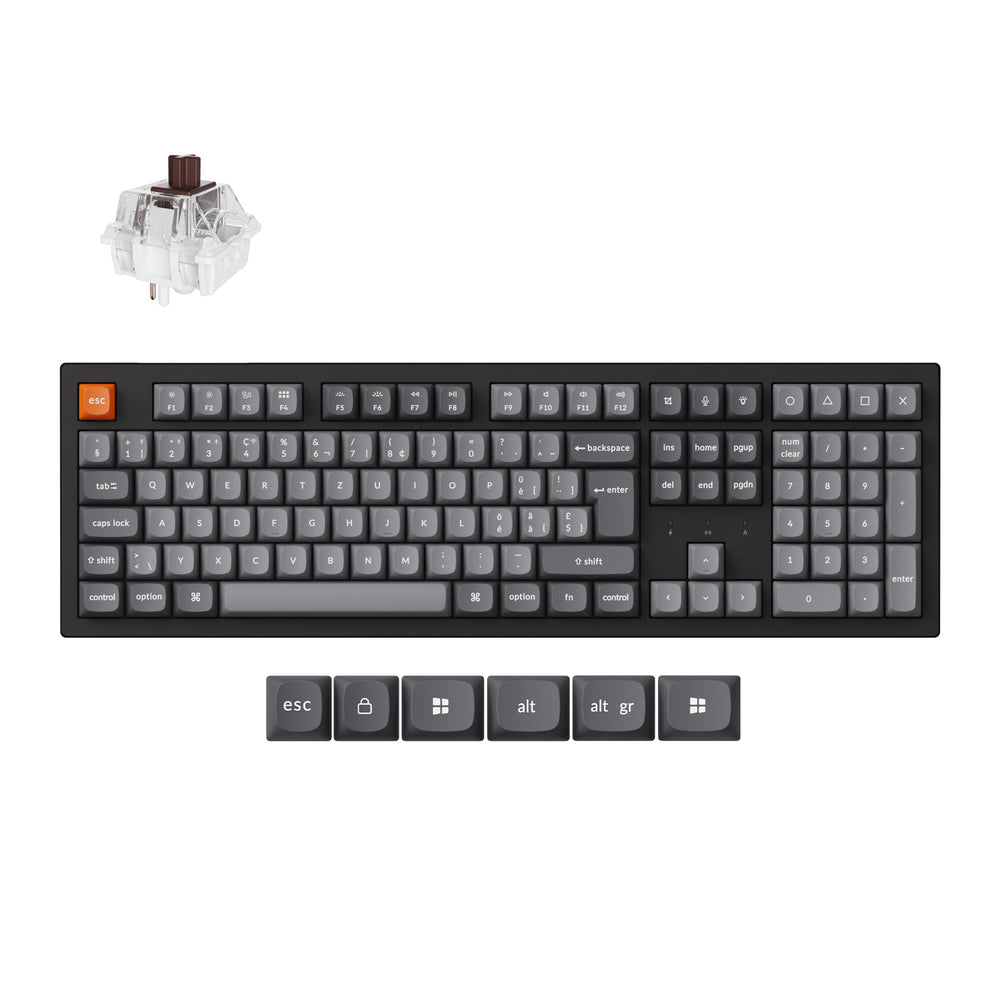 Keychron K10 Max QMK Wireless Mechanical Keyboard ISO Layout Collection