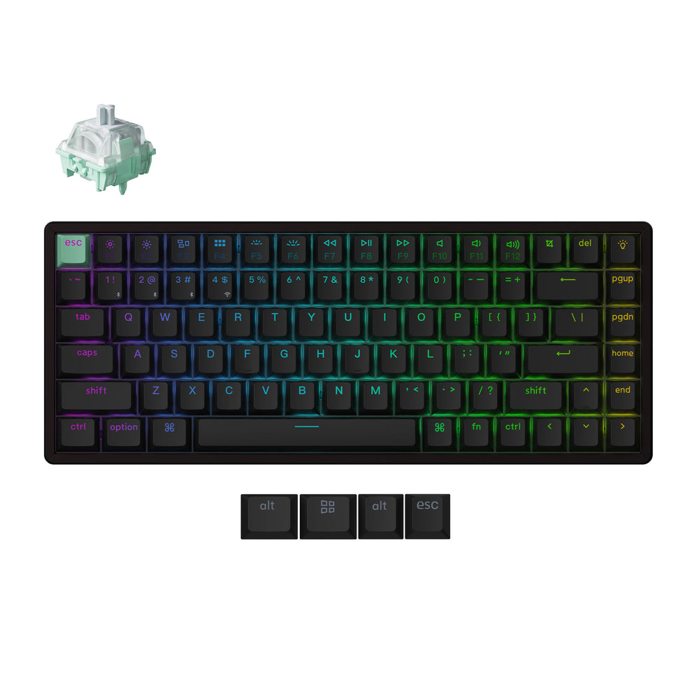 Teclado Personalizado Inalámbrico con interruptores Magnéticos Keychron K2 HE (Distribución US ANSI)