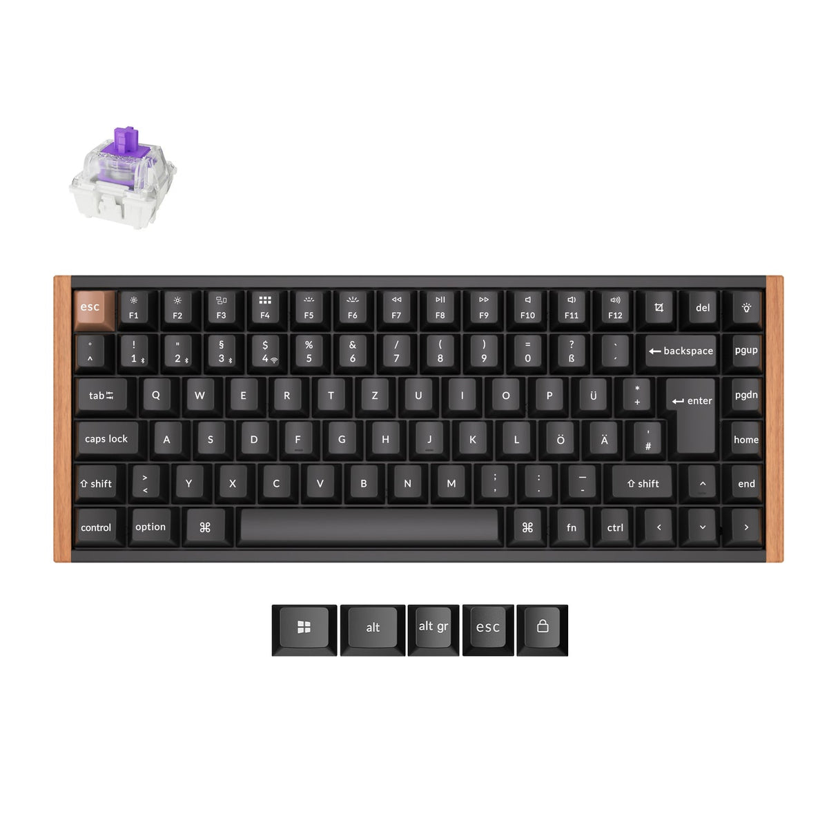 Keychron K2 HE Wireless Magnetic Switch Custom Keyboard ISO Layout Collection