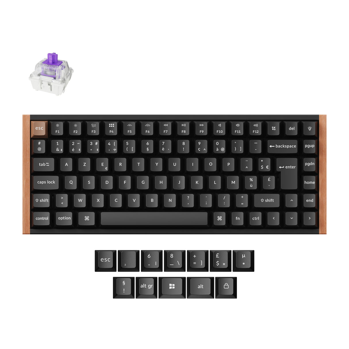 Keychron K2 HE Wireless Magnetic Switch Custom Keyboard ISO Layout Collection
