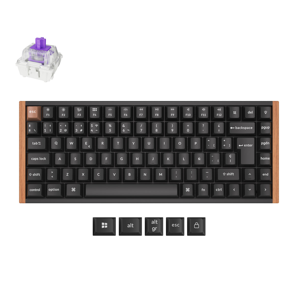 Keychron K2 HE Wireless Magnetic Switch Custom Keyboard ISO Layout Collection