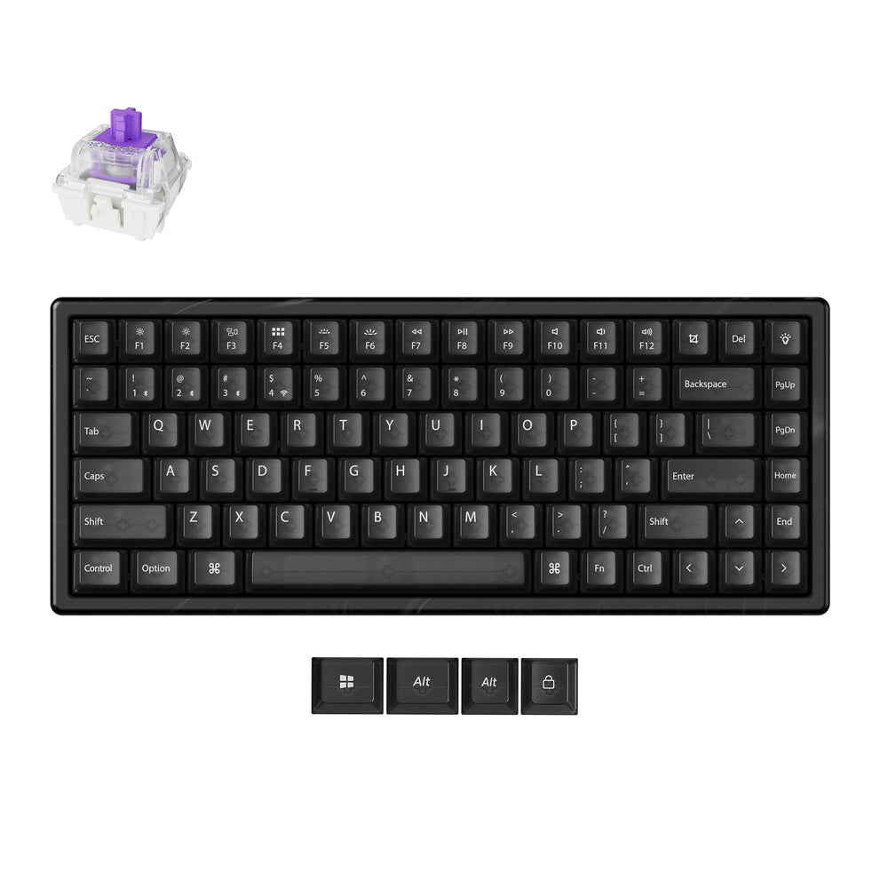 Keychron K2 HE Wireless Magnetic Switch Custom Keyboard - Resin Edition(US ANSI Layout)