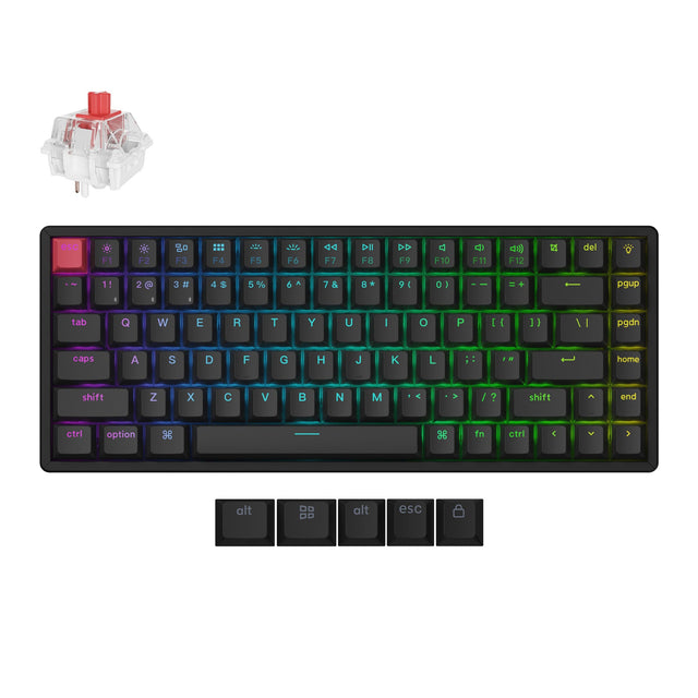 Teclado Mecánico Inalámbrico Keychron K2 QMK (Versión 3) (Distribución ANSI de EE. UU.)