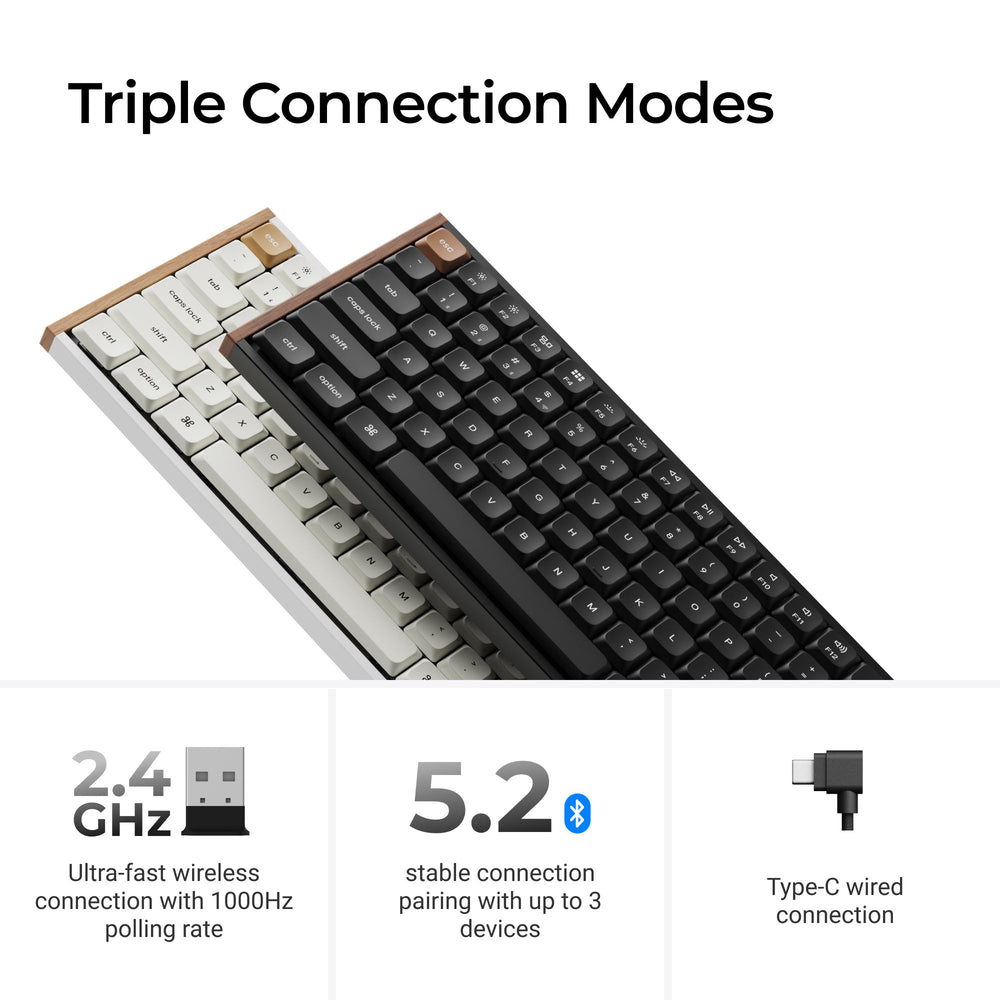 Keychron K3 HE Wireless Magnetic Switch Custom Keyboard(ANSI US Layout)