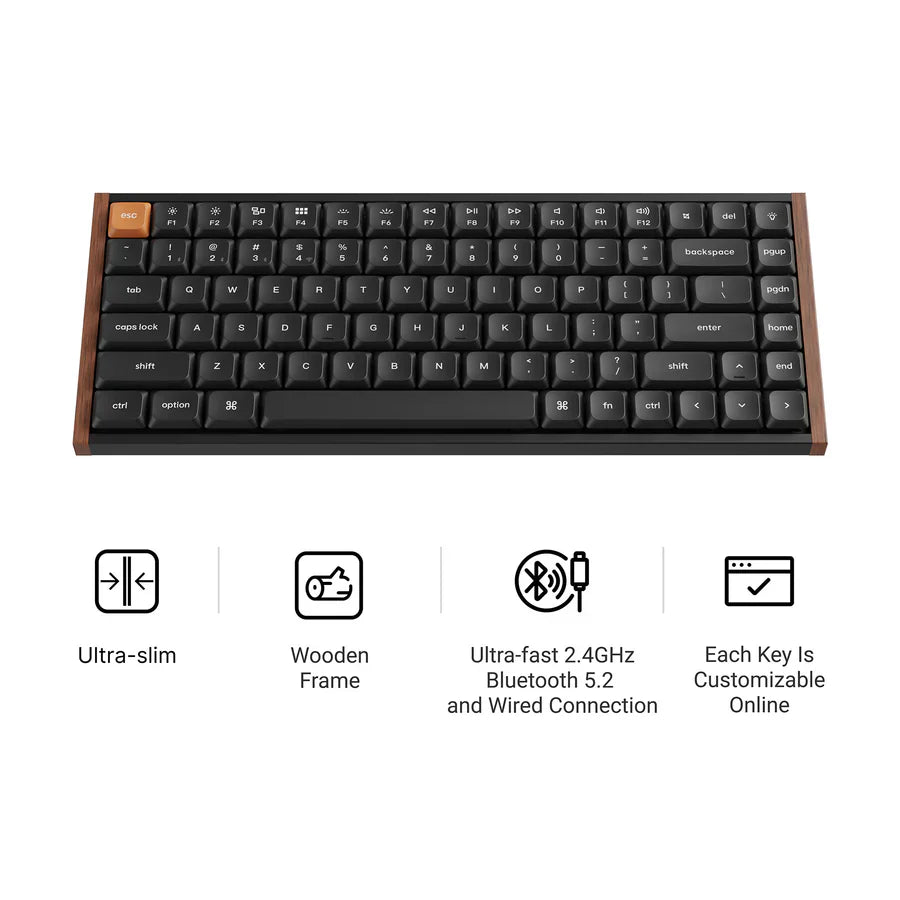 Teclado Mecánico Personalizado Inalámbrico Keychron K3 Max SE QMK (Teclado US ANSI)