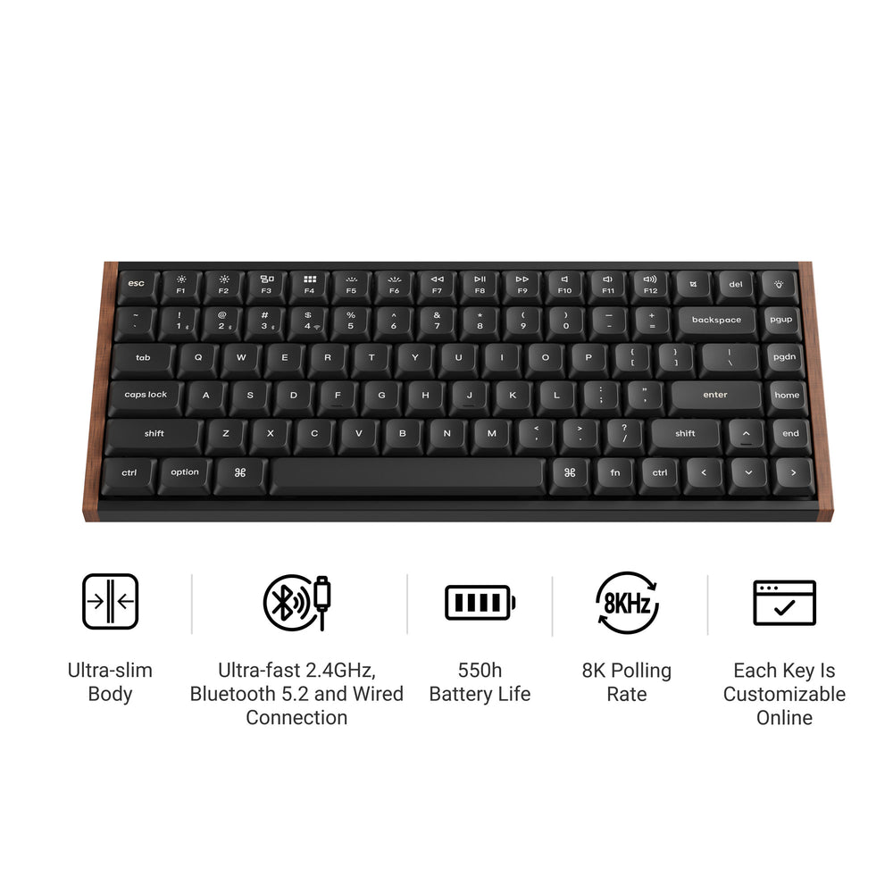Keychron K3 Ultra 8K Wireless Custom Mechanical Keyboard(ANSI US Layout)