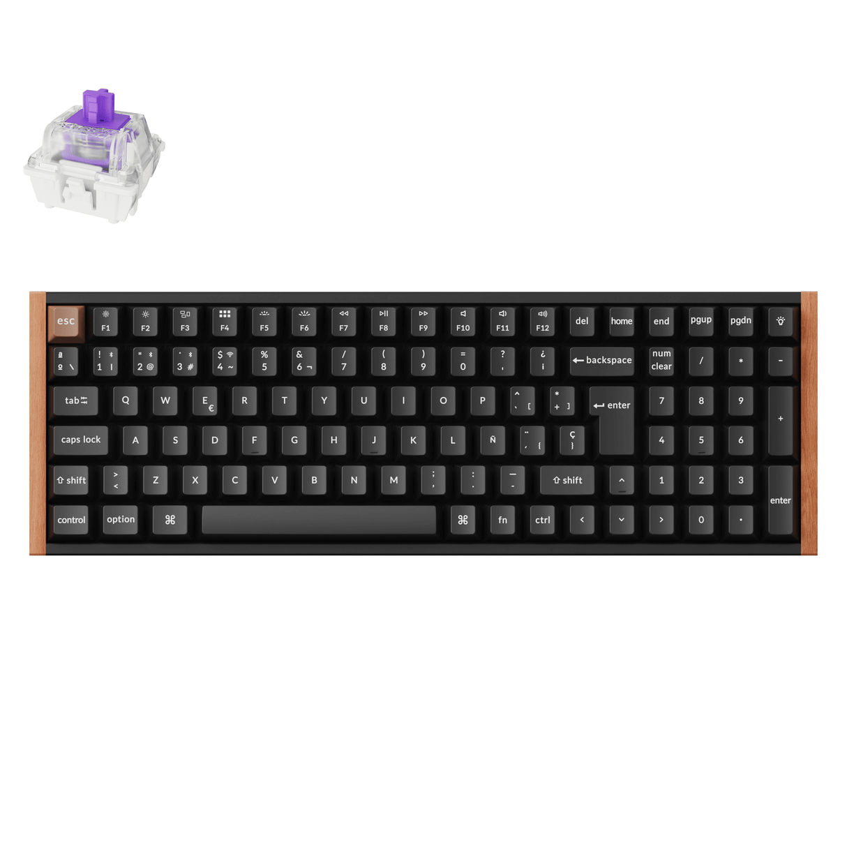 Teclado personalizado Keychron K4 HE inalámbrico con Switch magnético (disposición US ANSI)