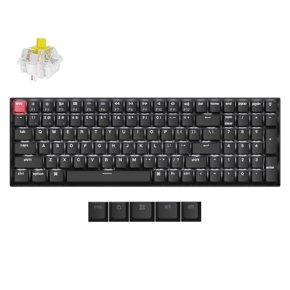 Teclado Mecánico Inalámbrico Keychron K4 QMK (Versión 3) (Distribución ANSI de EE. UU.)