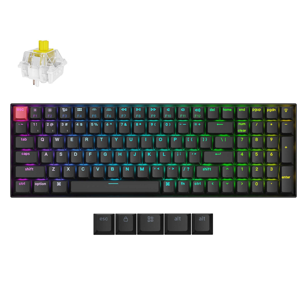 Teclado Mecánico Inalámbrico Keychron K4 QMK (Versión 3) (Distribución ANSI de EE. UU.)