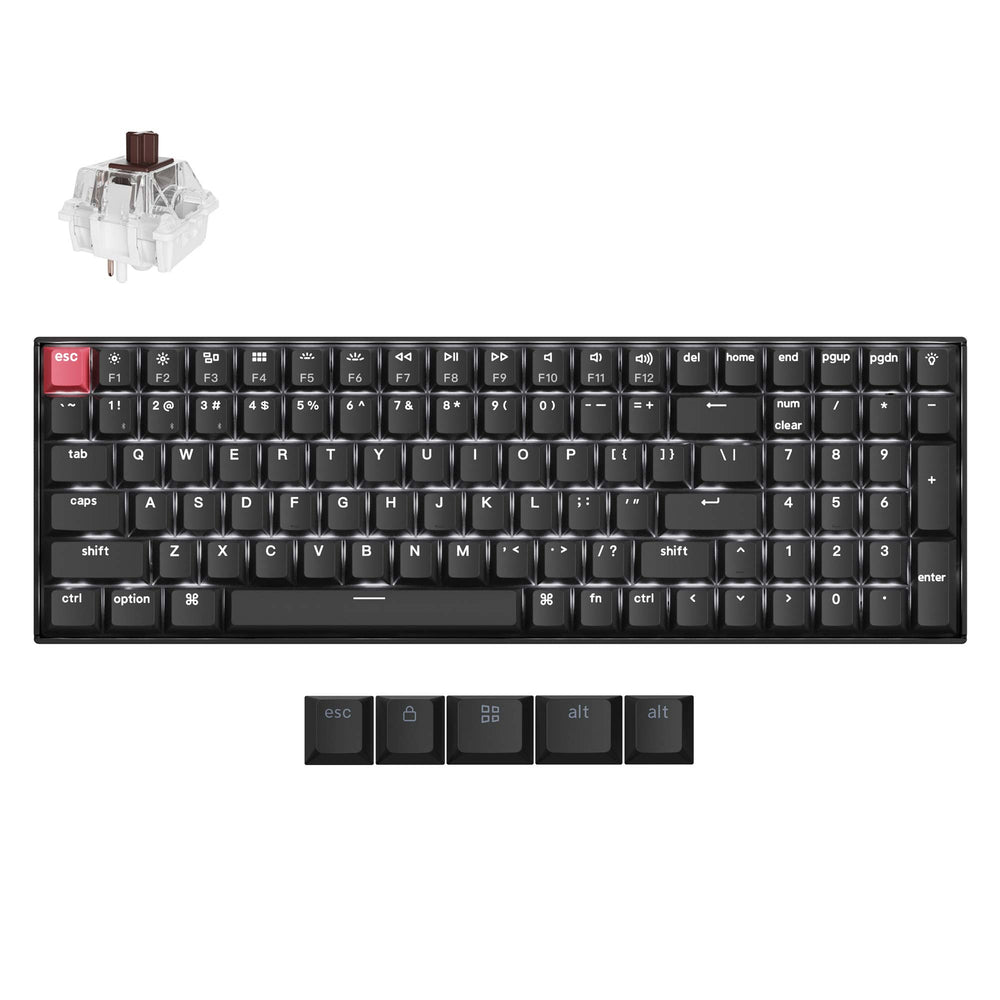 Teclado Mecánico Inalámbrico Keychron K4 QMK (Versión 3) (Distribución ANSI de EE. UU.)