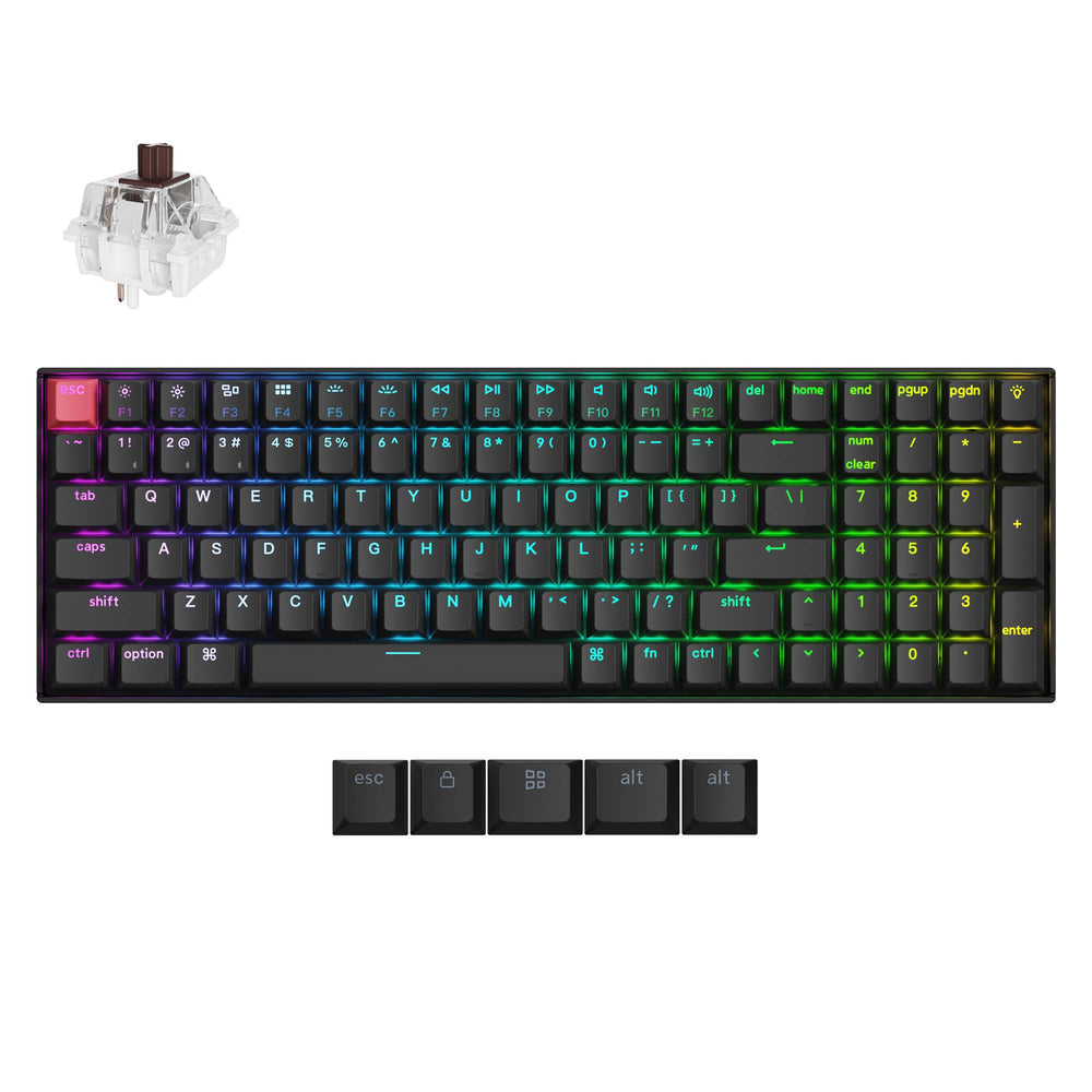 Teclado Mecánico Inalámbrico Keychron K4 QMK (Versión 3) (Distribución ANSI de EE. UU.)
