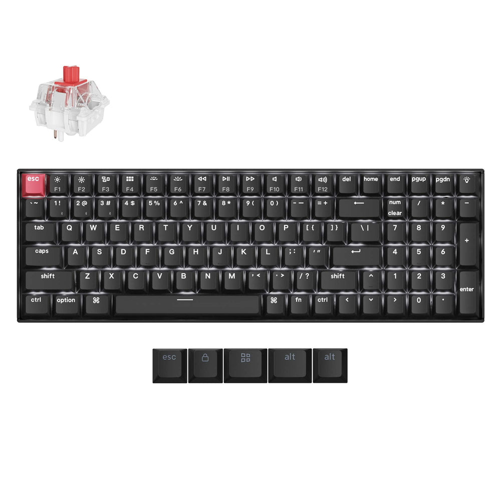 Teclado Mecánico Inalámbrico Keychron K4 QMK (Versión 3) (Distribución ANSI de EE. UU.)
