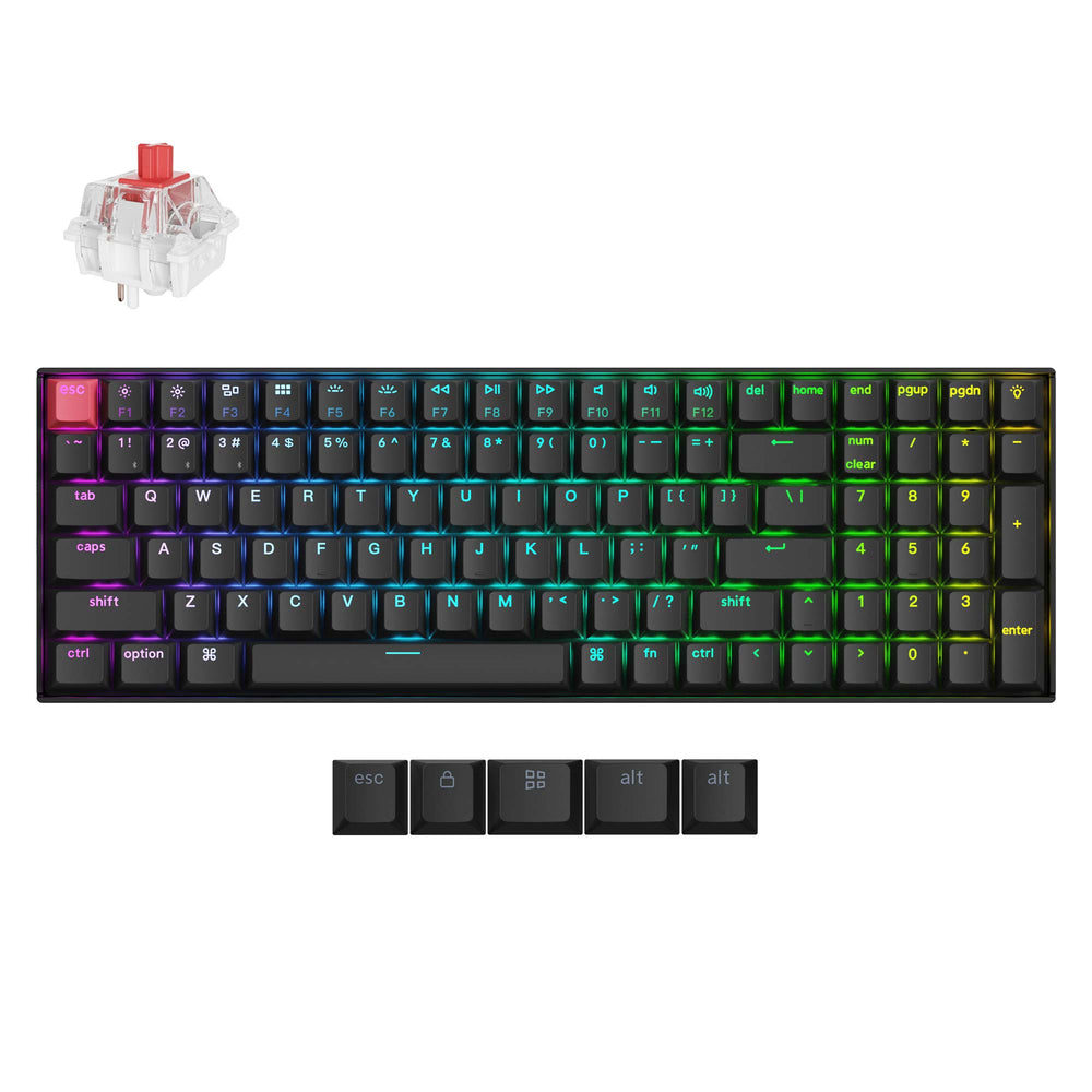 Teclado Mecánico Inalámbrico Keychron K4 QMK (Versión 3) (Distribución ANSI de EE. UU.)