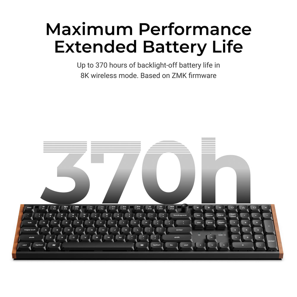 Teclado Mecánico Personalizado Inalámbrico Keychron K5 Ultra 8K con Distribución ANSI US