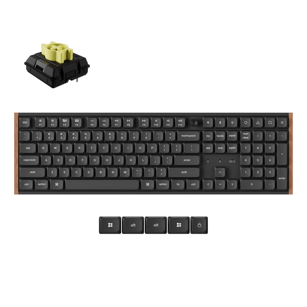 Teclado Mecánico Personalizado Inalámbrico Keychron K5 Ultra 8K con Distribución ANSI US