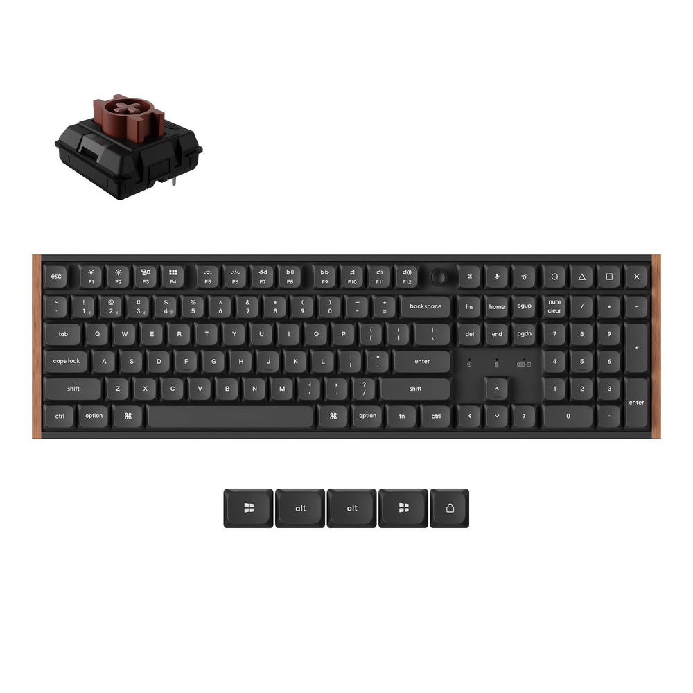 Teclado Mecánico Personalizado Inalámbrico Keychron K5 Ultra 8K con Distribución ANSI US