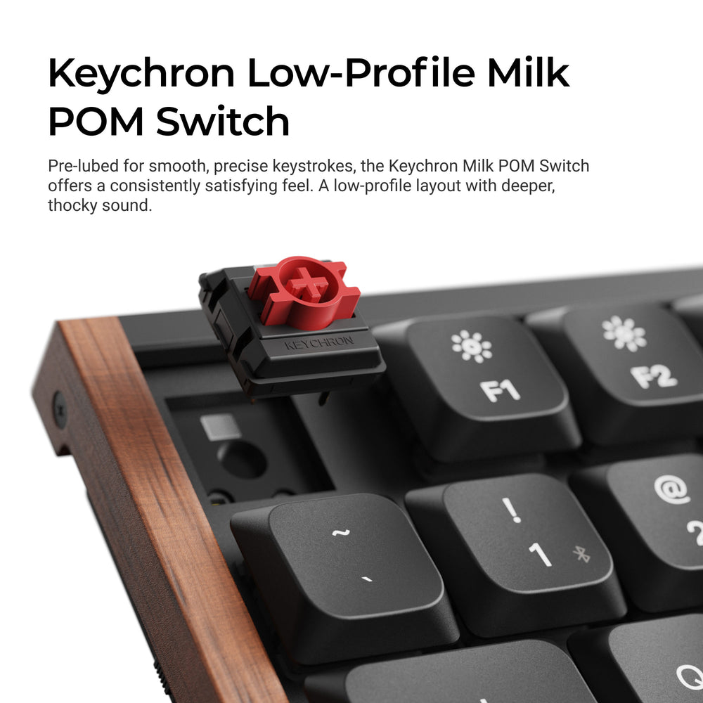 Teclado Mecánico Personalizado Inalámbrico Keychron K5 Ultra 8K con Distribución ANSI US