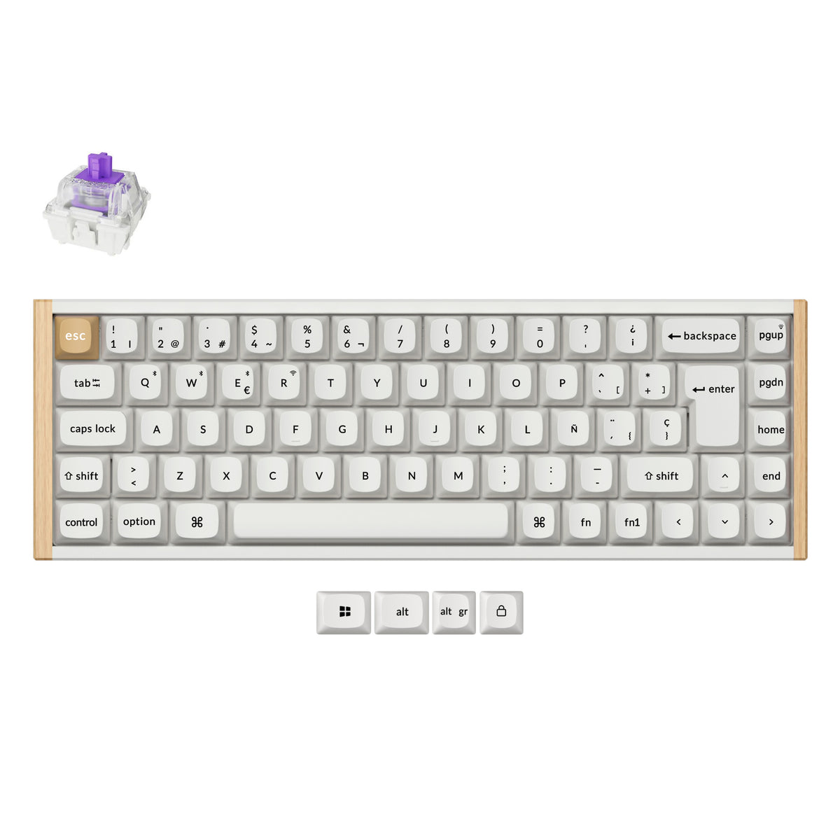 Keychron K6 HE Wireless Magnetic Switch Keyboard(US ANSI Layout)