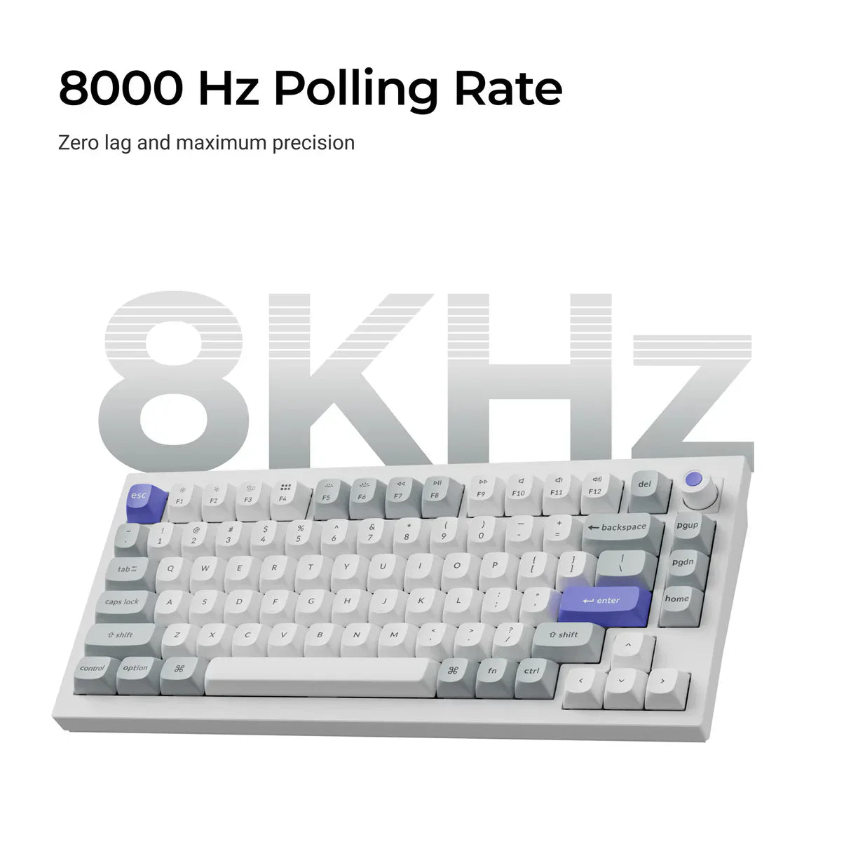 Keychron Q1 HE 8K Wired Magnetic Switch Keyboard(US ANSI layout)