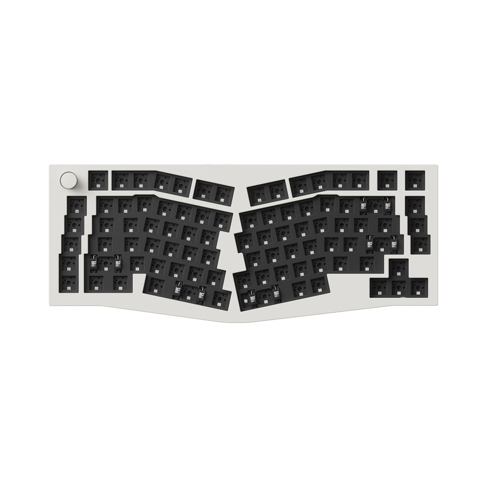 Keychron Q10 Max (Diseño Alice) QMK/VIA Teclado Mecánico Personalizado Inalámbrico (Diseño US ANSI)