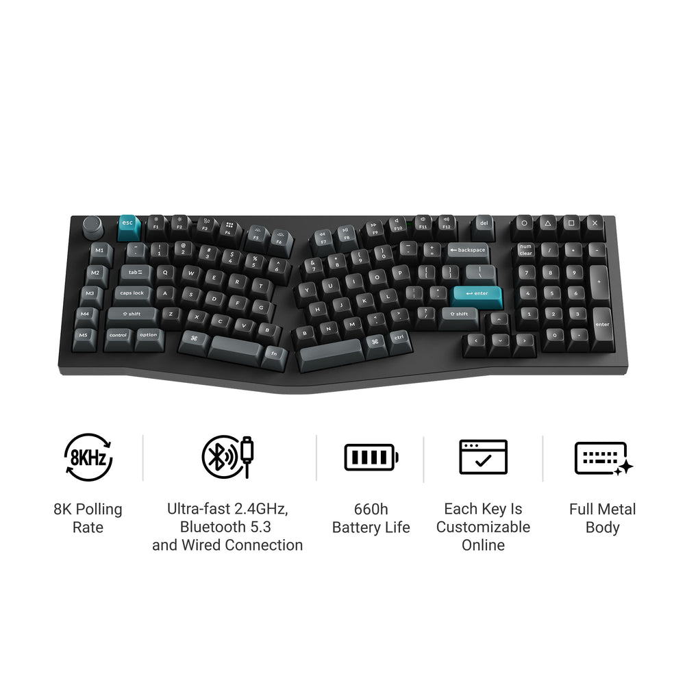 Keychron Q13 Ultra 8K Wireless Custom Mechanical Keyboard (US ANSI Layout)