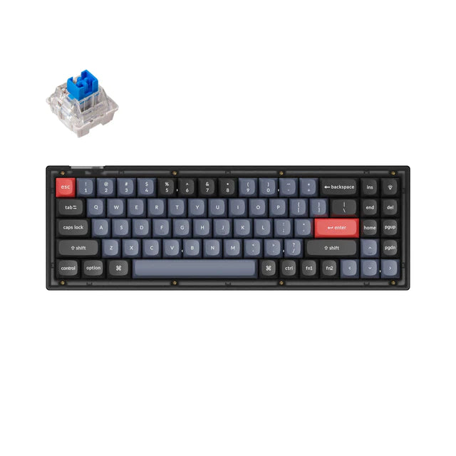 Teclado Mecánico Personalizado Keychron V7 QMK (Distribución US ANSI)