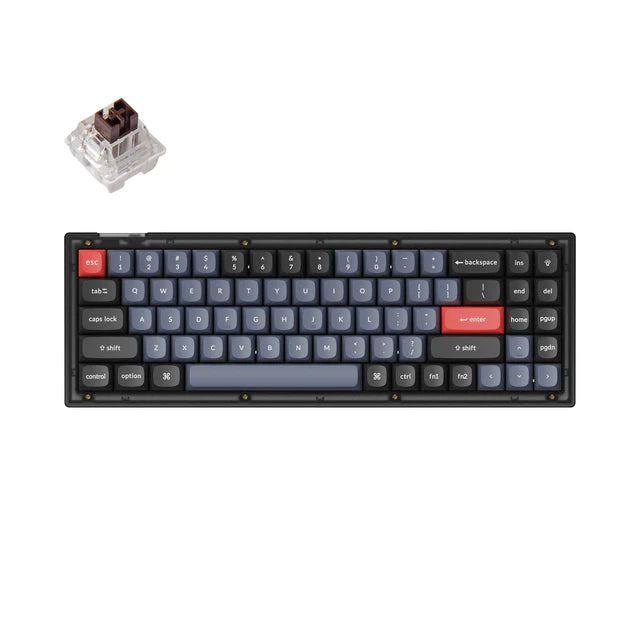 Teclado Mecánico Personalizado Keychron V7 QMK (Distribución US ANSI)