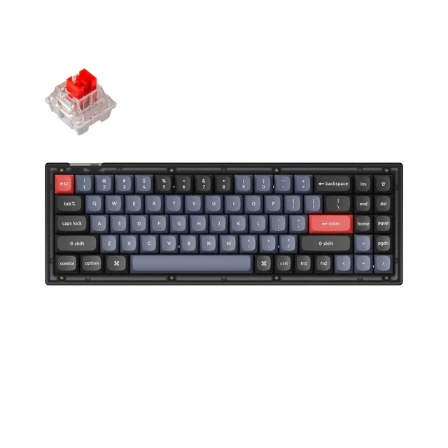 Teclado Mecánico Personalizado Keychron V7 QMK (Distribución US ANSI)