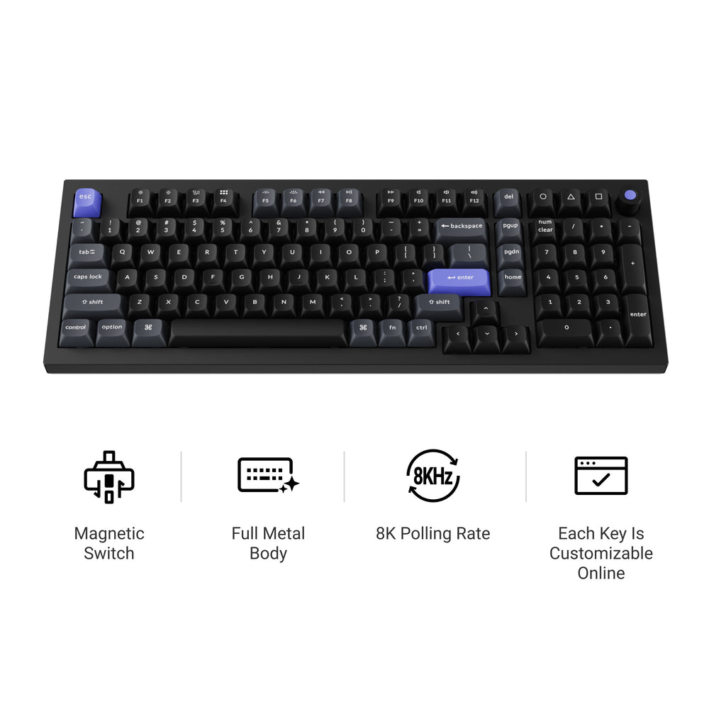 Keychron Q5 HE 8K Wired Magnetic Switch Keyboard (US ANSI Layout)