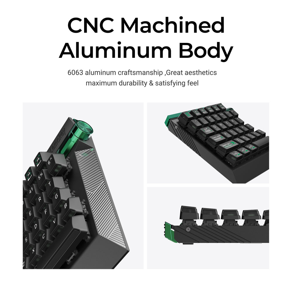 Lemokey L0 HE One Handed Magnetic Switch Gaming Keyboard