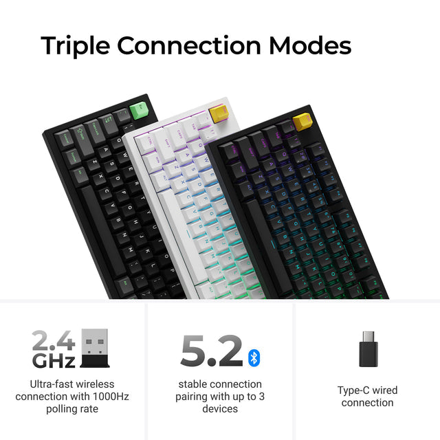 Lemokey P3 HE Wireless Magnetic Switch Custom Gaming Keyboard (US ANSI Layout)